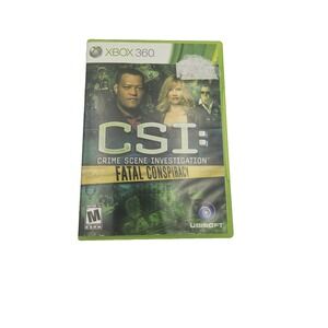 CSI Crime Scene‎ Investigation Fatal Conspiracy Xbox 360 Tested Ubisoft